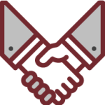 Business hand shake